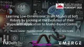 Learning Strain Models of Soft Robots by Looking at their Shape Evolution (RoboSoft25) - Video