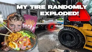 Rough Day on the Road Ends with Ramen | Hotshot Trucking Vlog