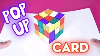 How to make 3D Rubiks cube greeting card