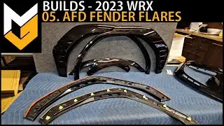 2023 WRX - 05. Aeroflow Dynamics Fender Flares
