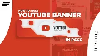 How to make a Dope Elegant Banner in Photoshop | PixelLab || Freakditz