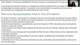 BIO GABARITO - INEP(Enem) PPL(Pessoa Privada de Liberdade)2011/2&deg; Aplica&ccedil;&atilde;o