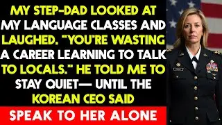 Step-dad mocked my LANGUAGE skills&mdash;then the CEO said, &ldquo;SPEAK to HER ALONE&rdquo; in front of EVERYONE