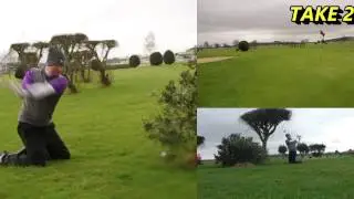 Seve Ballesteros, Knee Shot / Trick Shot at Trophy Lancome 1997