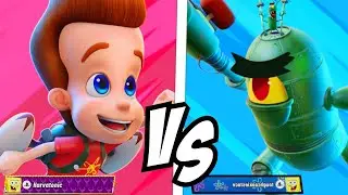 JIMMY NEUTRON VS PLANKTON! - Nick All Stars Brawl 2
