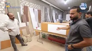 تدريبات على التصميمات الحديثة لورش الأثاث بطهطا . الجزء التاسع
