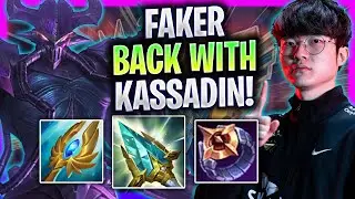 FAKER IS BACK WITH HIS KASSADIN MID! - T1 Faker Plays Kassadin Mid vs Sylas! | Season 2024