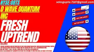FRESH UPTREND : QBTS STOCK ANALYSIS | D WAVE QUANTUM STOCK