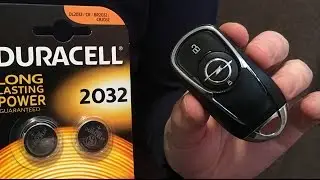 Vauxhall | Opel Astra K and Insignia NEW key battery replace