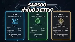 VOO IVV SPY ทำไม S&P500 มี 3 ETFs?