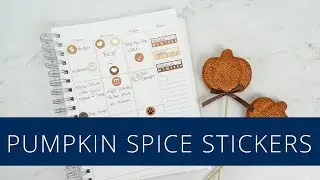 Functional Planner Stickers - Pumpkin Spice
