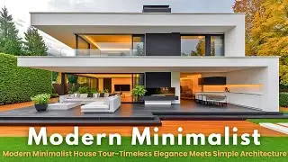 Pure Architectural Elegance | Modern Minimalist Homes with Timeless Appeal