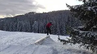 Snowpark Muggenbrunn Parkshaper Julius Pruess pr&auml;sentiert: Blue Lines im Snowpark Muggenbrunn