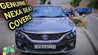 New Baleno 2022 Genuine Nexa Seat Covers | Top Model Alpha Baleno 6 Air Bags Seat covers