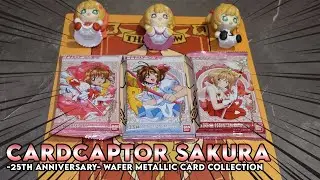 Cardcaptor Sakura -25th anniversary- Wafer Metallic Card Collection Box Openings!