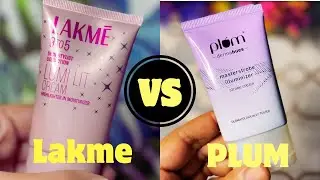 Comparison | Lakm&eacute; Lumi Lit Cream Vs Plum Masterstrobe Cream | Strobe Ceam Review | lumi cream lakme