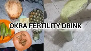Okra Fertility Drink | Supports Hormone Balance, Ovulation & Cervical Mucus