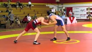 2012 FISU Trials: 74 kg Connor Hodgins vs. Daniel Olver