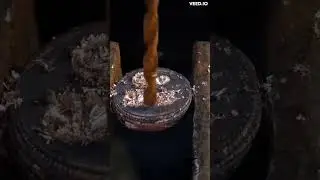 Coins Forging Mokume Gane from Quarters - Loving Coin Art