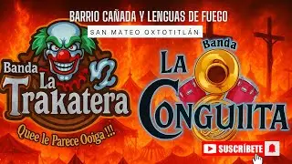 Trakatera y conguita en honor a la santa Cruz en San Mateo Oxtotitlán barrio cañada y los de abajo.
