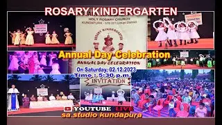 Annual Day Celebration |  Rosary Kindergarten | Holy Rosary Church Kundapura
