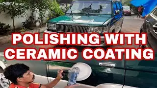 ceramic coating and polishing Toyota qualis