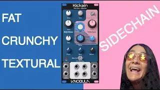 Knobula KICKAIN // A Fat and Crunchy Stereo KICK MODULE with SIDECHAIN for Eurorack