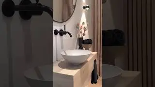 Minimal modern bathroom.#home #interiordesign #bathroom #minimalist #lighting #bathroomdecor