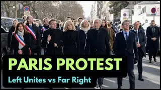 Live: Left-Wing Protest in Paris Against Far Right | France Politics | Macron