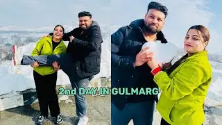 2nd DAY IN GULMARG | GANDOLA RIDE PHASE 2 |  FRESH SNOW  | - 5*C COLDEST PLACE IN KASHMIR ❄️🏔️🏂⛷️🪏🌨️