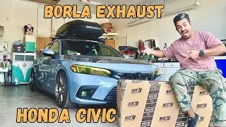 Эта выхлопная система BORLA ПРЕОБРАЗИЛА мой Honda Civic Sport Touring 2023 года!