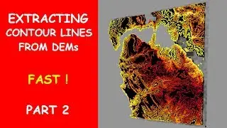 HOW TO EXTRACT CONTOUR LINES FROM DEM FAST! PART 2 - QGIS