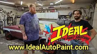 $50M LUXURY Car gets PAINT 😲 Spraying House of Kolor with CHEAP electric paint gun