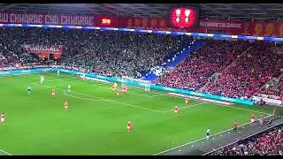 NORTHERN IRELAND'S JAMES MCCLEAN SCORES FOR REPUBLIC OF IRELAND V WALES IN CARDIFF, UNITED KINGDOM