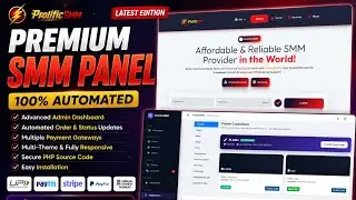SMM Panel PHP Script V1 2026 | Fully Automated & Ready to Install