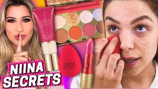 TESTANDO makes da NIINA SECRETS + RESENHA completa da BASE!