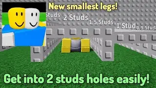(OUTDATED) Roblox small Hitbox avatar and new smallest legs