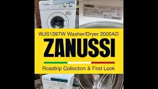 Zanussi Jetsystem WJS1397W Washer/Dryer, Pickup & First Look