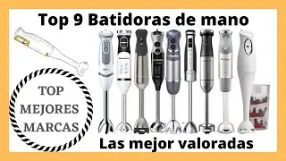 Top 9 batidoras manuales de inmersión [2021].