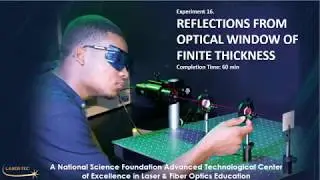 Lab 16 REFLECTIONS FROM OPTICAL WINDOW OF FINITE THICKNESS