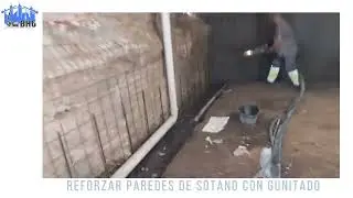 Reforzar paredes de s&oacute;tano con Gunitado | BHG