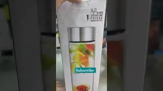 H2O cello glass water bottle #cello #gadgets #unboxing #steelbottle #glasswarecollection