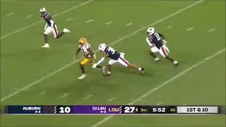 Jaylin Simpson (Auburn Safety) vs LSU 2023
