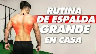 RUTINA para SACAR ESPALDA GRANDE en casa SIN PESAS