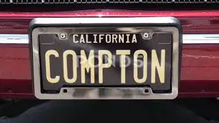 Compton California License Plate Video JKY