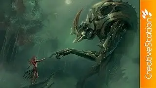 Contact - Speed painting (#Photoshop) | CreativeStation