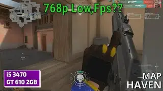 Valorant: 768p Low Graphics | Intel core i5 3470 и GT 610 2 ГБ DDR3