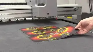 Table Tent Cutting | Drag Knife Tools on the Eclipse 1007