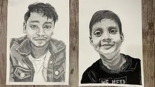 How to make commission work || How to make a portrait ✍️