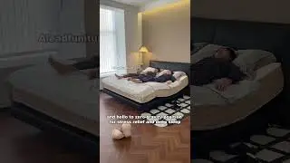 Zero gravity smart bed! Wake up feeling like on a cloud every morning.#bed #smartbed #electricbed